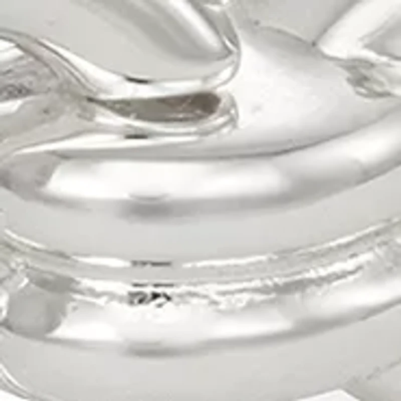 Silver Tone Knots Stretch Bracelet