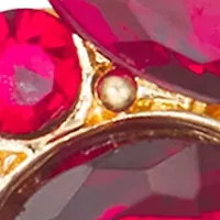 Gold Tone Red Cherries Pin