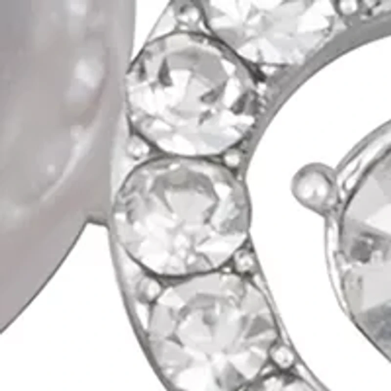 Silver Tone White Pearl Cluster Pin