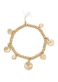 Gold Tone Glitzy Stretch Bracelet Set