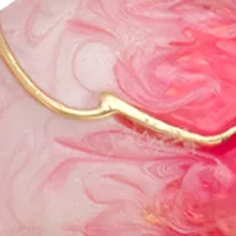 Gold Tone Pink Flamingo Pin