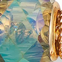 Gold Tone Multi BBQ Charm Slider Bracelet