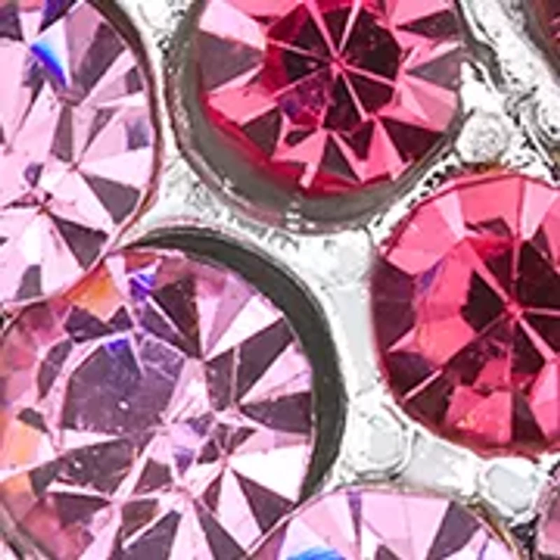 Silver Tone Pink Breast Cancer Pin