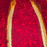 Gold Tone Red Bells Pin 