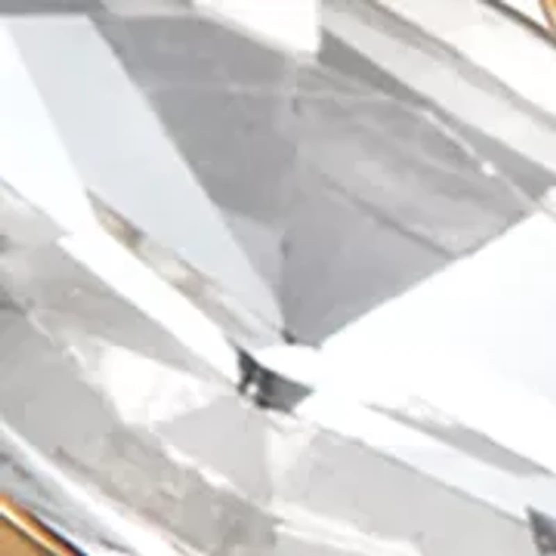 Holiday White Beaded Crystal Pin