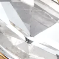 Holiday White Beaded Crystal Pin