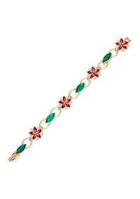 Holiday Flower Flex Bracelet