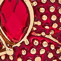  Red Poinsettia Stretch Bracelet