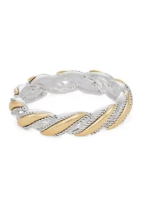 Two Tone Stretch Bracelet