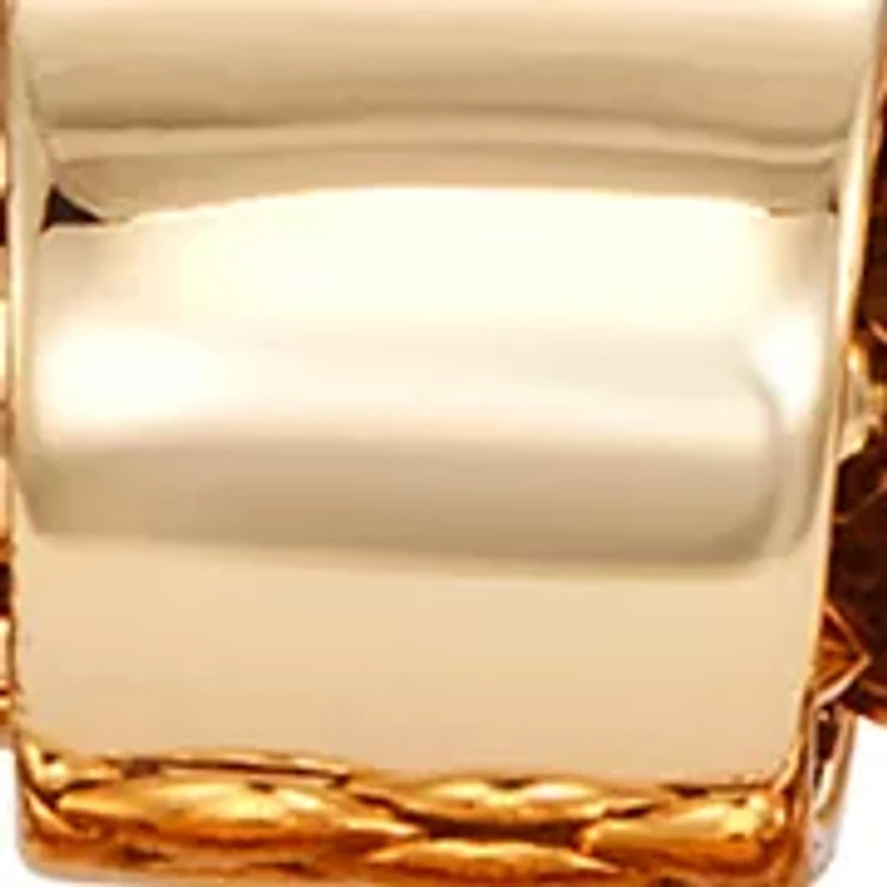 Gold-Tone Textured Stretch Bracelet