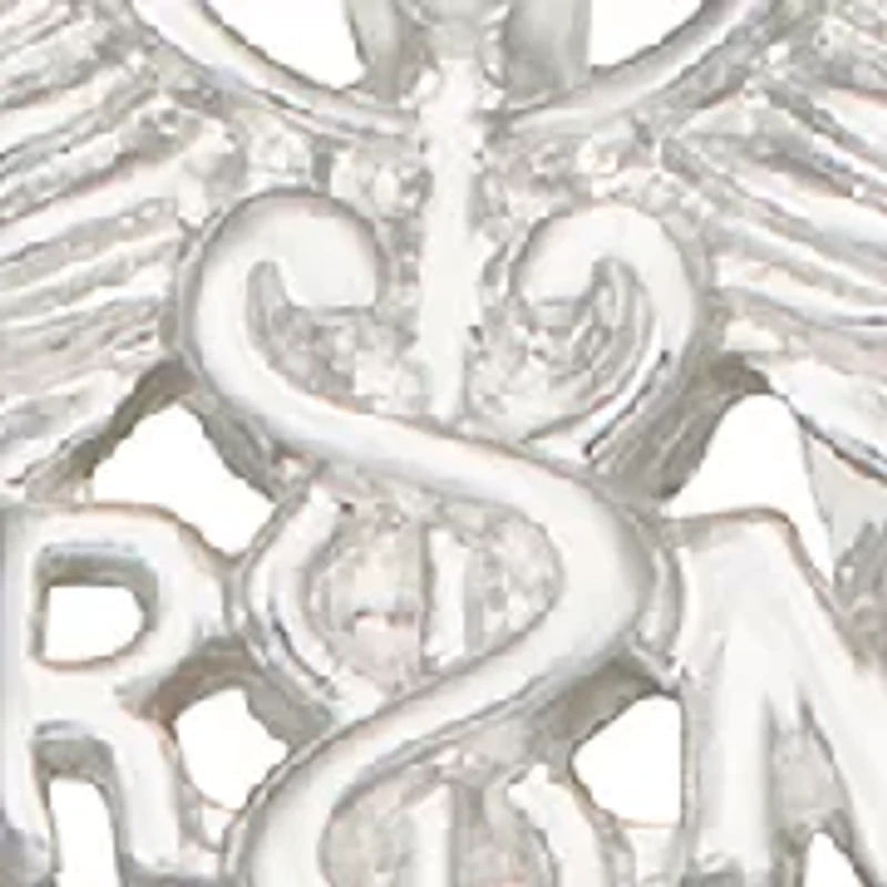 Silver Tone Healthcare Interchangeable Charm Pendant Necklace Set