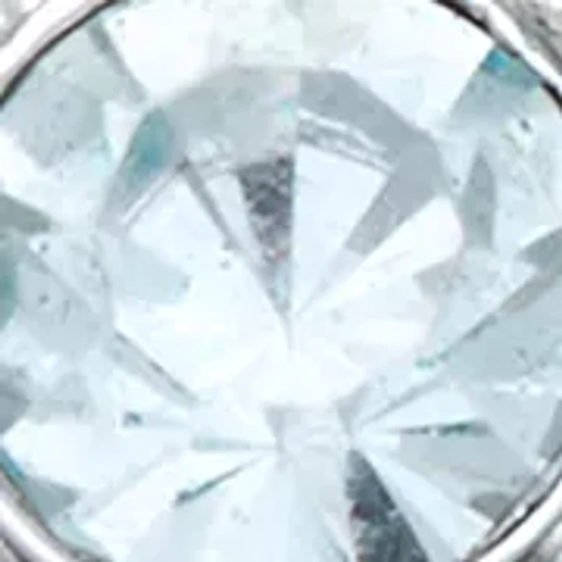  Blue Crystal Cross Pin