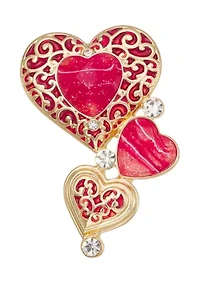 Multi Heart Pin