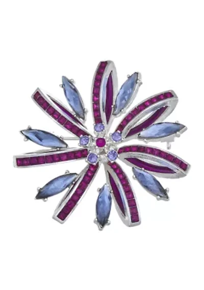 Purple Flower Pin