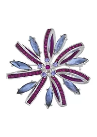 Purple Flower Pin