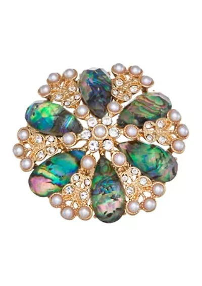 Multi Stone Boxed Pin