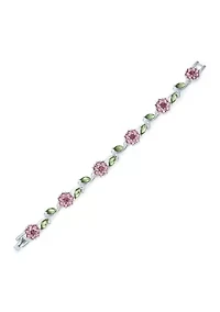 Flower Tennis Bracelet