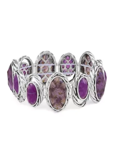  Purple Moon Stretch Bracelet