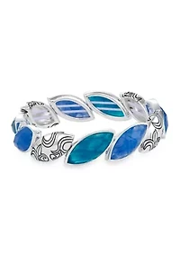 Blue Westside Stretch Bracelet
