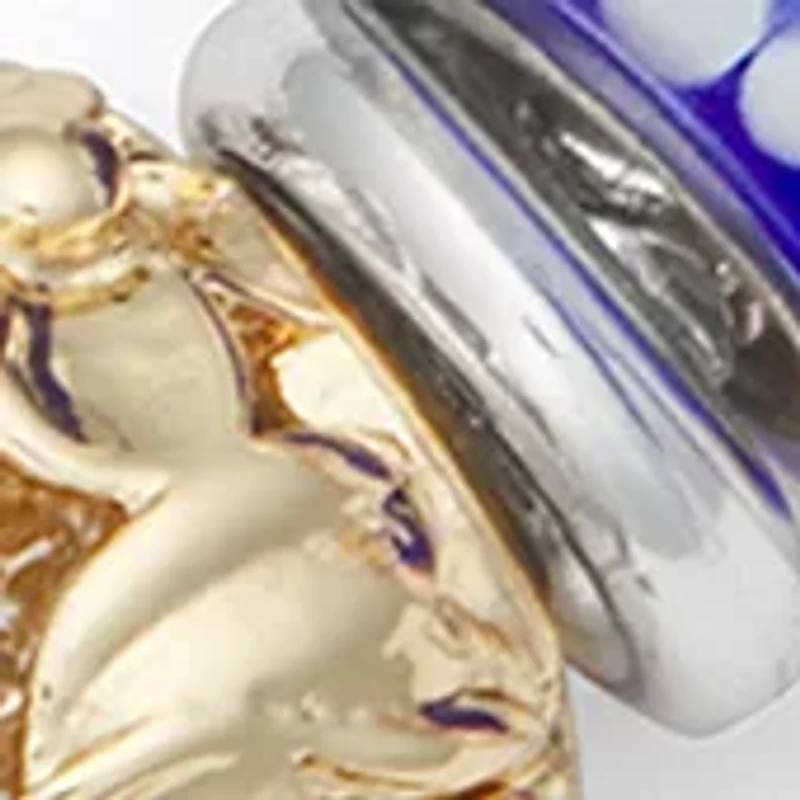 Two Tone Blue Flower Slider Bracelet 