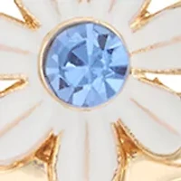 Crystal Flower Umbrella Pin 