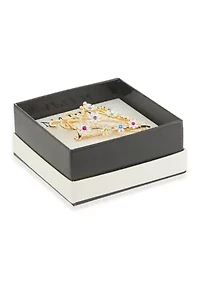 Crystal Flower Umbrella Pin 