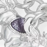 Western Silver Tone Charm Bracelet 