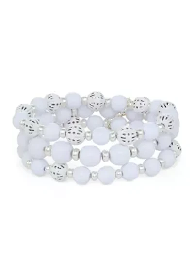 Beaded Stretch Bracelet Set