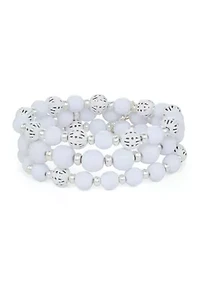 Beaded Stretch Bracelet Set