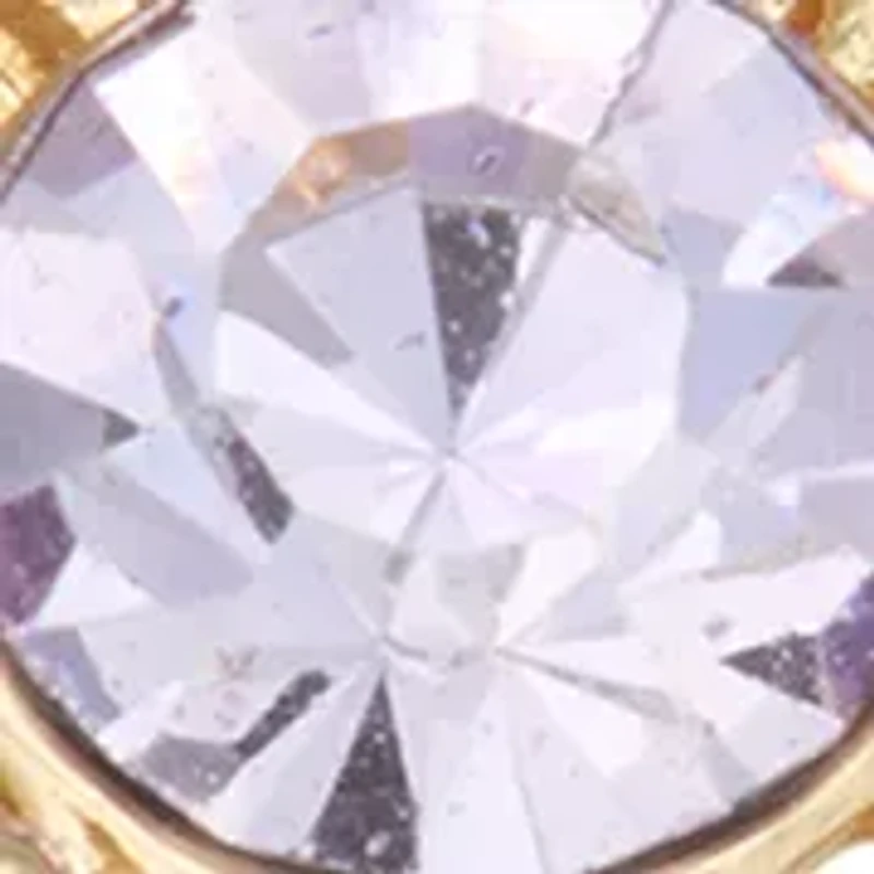 Pink Stone Clover Pin
