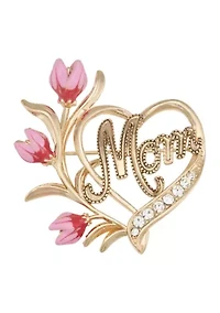 Mom Flower Pin