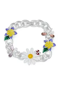 Multi Flower Flex Bracelet