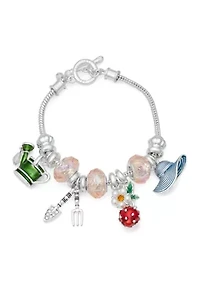 Garden Charm Slider Bracelet