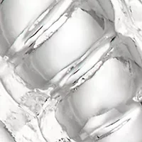 Silver Tone Rigged Drop Clip Earrings