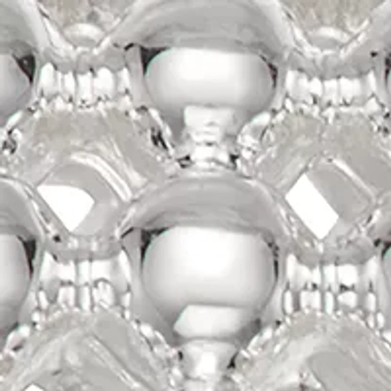 Silver Tone 19 Millimeter Caviar Hoop Clip Earrings