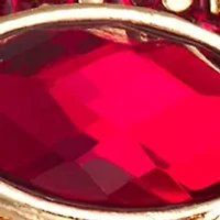  Red Poinsettia Drop Earrings