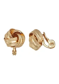 Knotted Stud Earrings