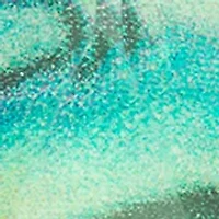 Green Ivy Long Oval Drop Earrings