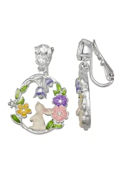 Hoppy Easter Bunny Drop Earrings