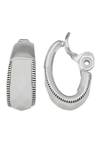 Clip Ear Hoop Earrings