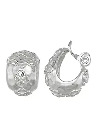  Coin Huggie Clip Earrings