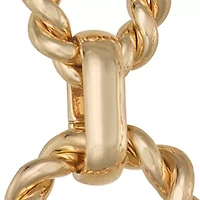 Chain Link Linear Comfort Clip Earrings