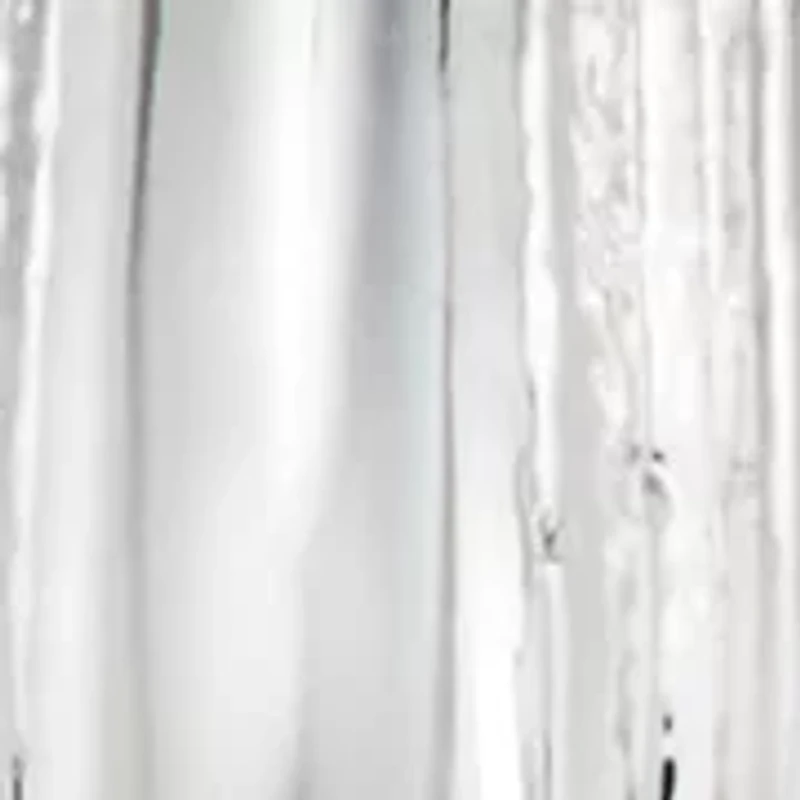 Ribbed Silver Tone Button Clip Earrings 