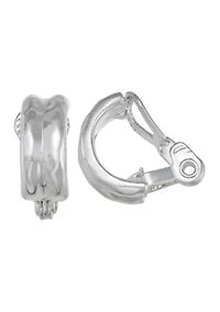  Organic C Hoop Earrings
