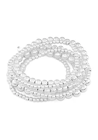 7 Row Bead Stretch Bracelet
