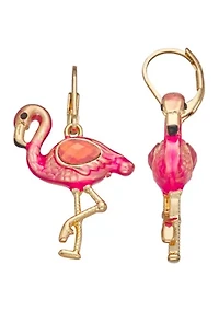 Flamingo Drop Earrings