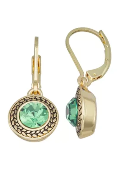 Lever Back Drop Earrings