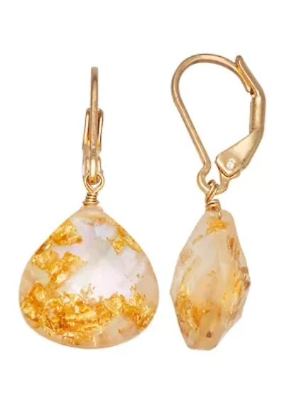 Abalone Drop Earrings