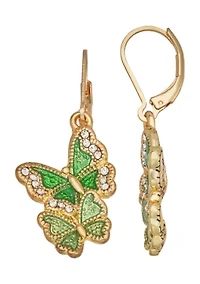 Butterfly Drop Earrings