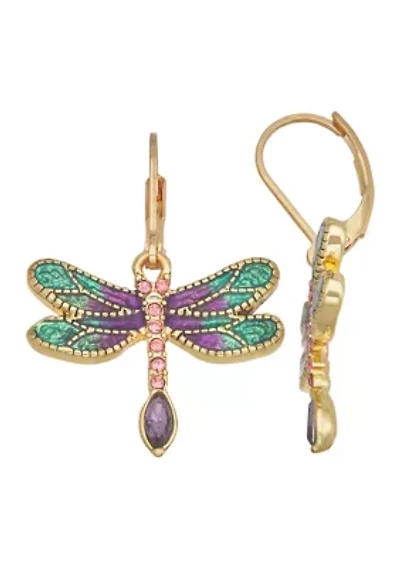Dragonfly Drop Earrings